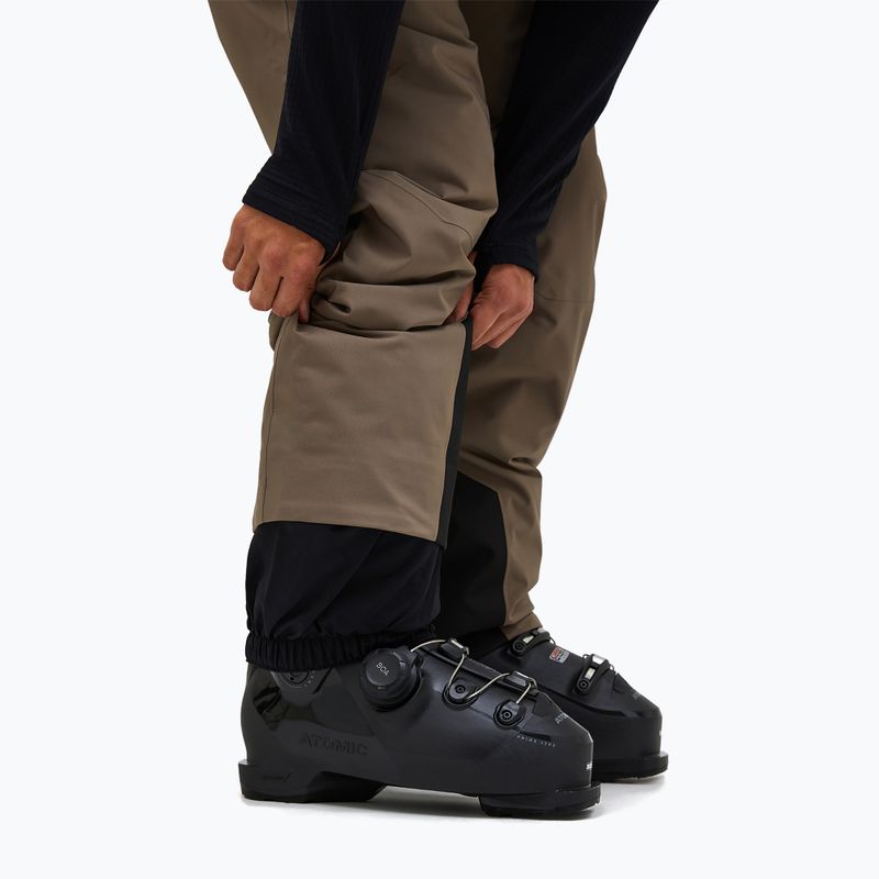 Pantaloni da sci da uomo Peak Performance Maroon Hipe 2L Insulated Shell terrain tan 4