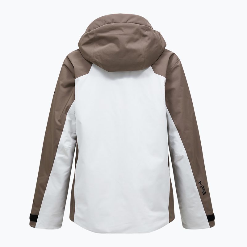 Giacca da sci da uomo Peak Performance Whitelight Hipe 2L Insulated Shell terrain tan/antarctica 2