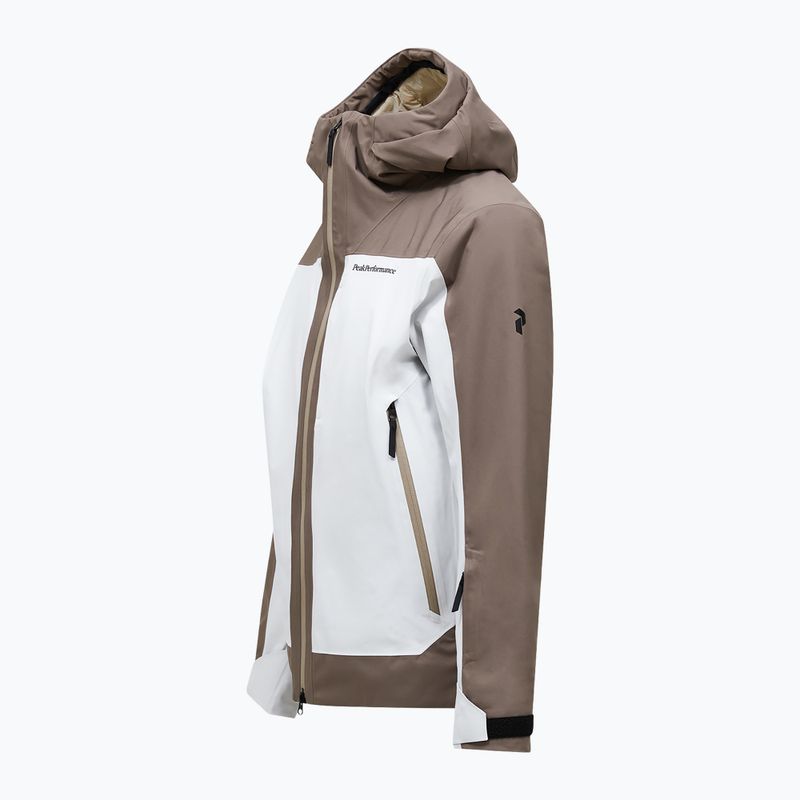 Giacca da sci da uomo Peak Performance Whitelight Hipe 2L Insulated Shell terrain tan/antarctica 3