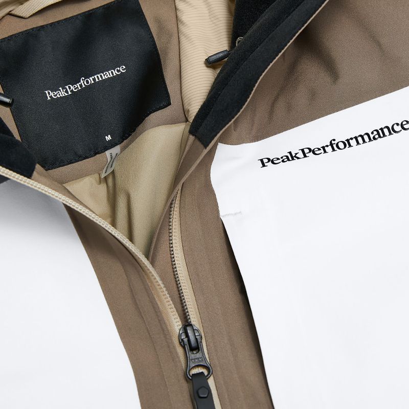 Giacca da sci da uomo Peak Performance Whitelight Hipe 2L Insulated Shell terrain tan/antarctica 4