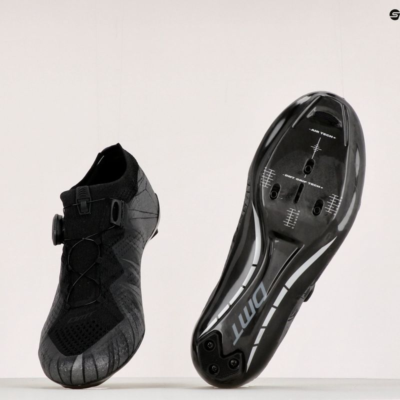 Scarpe da strada da uomo DMT KR1 nero/nero riflettente 10