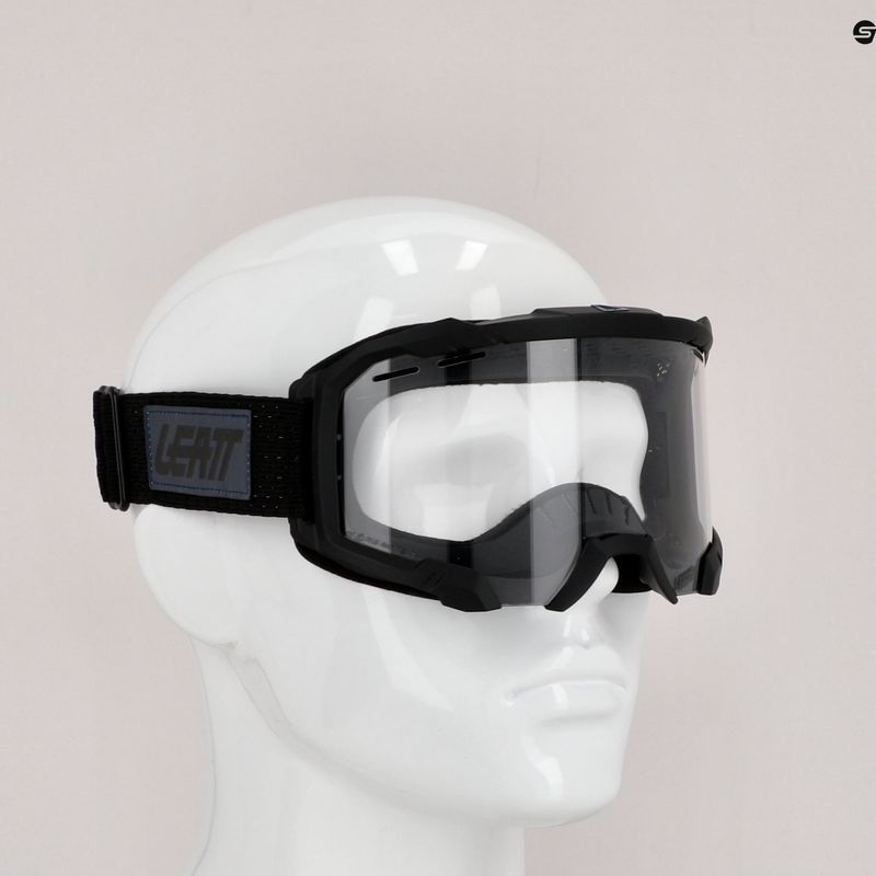 Occhiali da ciclismo Leatt Velocity 5.5 nero/grigio chiaro 7