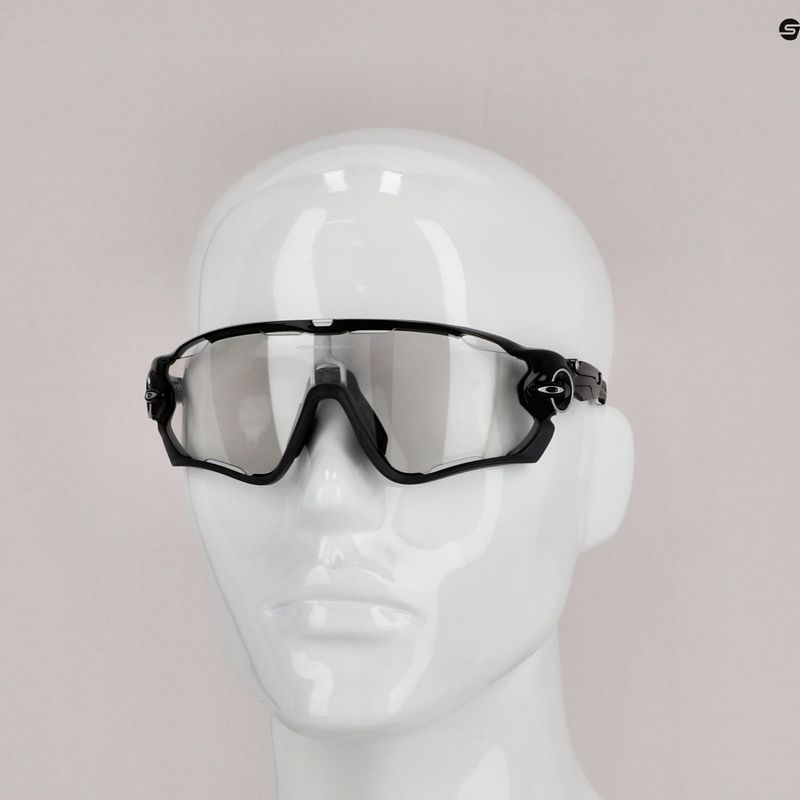 Occhiali da sole Oakley Jawbreaker nero lucido/nero trasparente con fotocromia 6