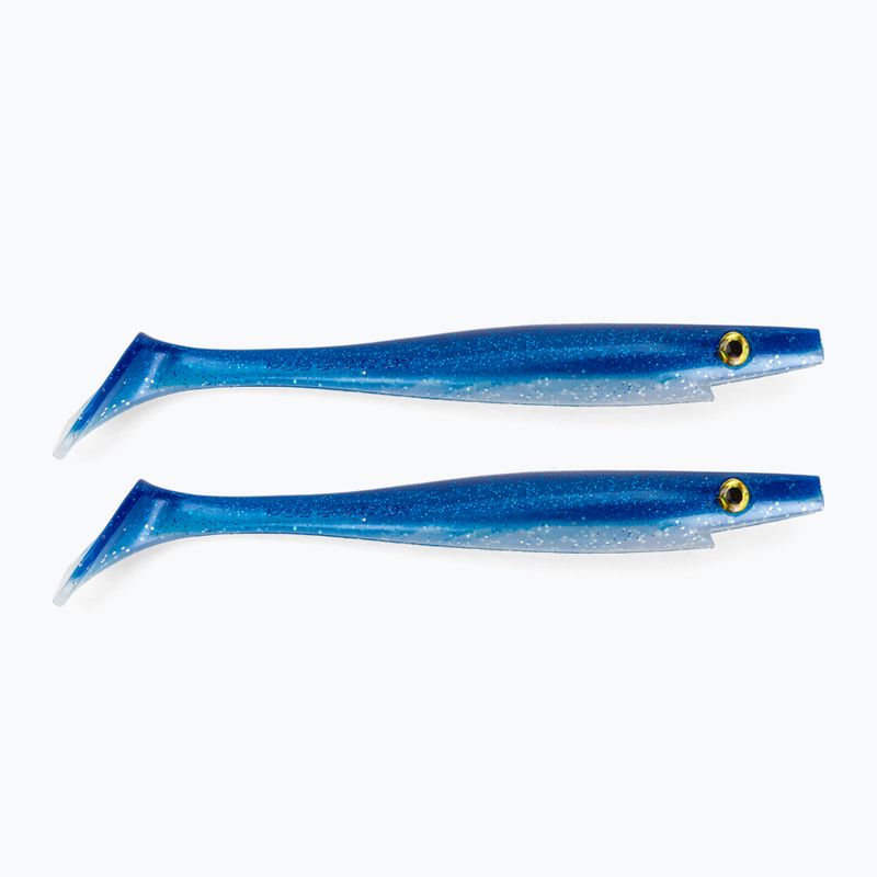 Strike Pro Pig Shad Jr esca in gomma 2 pezzi blu TEV-SP172C-100