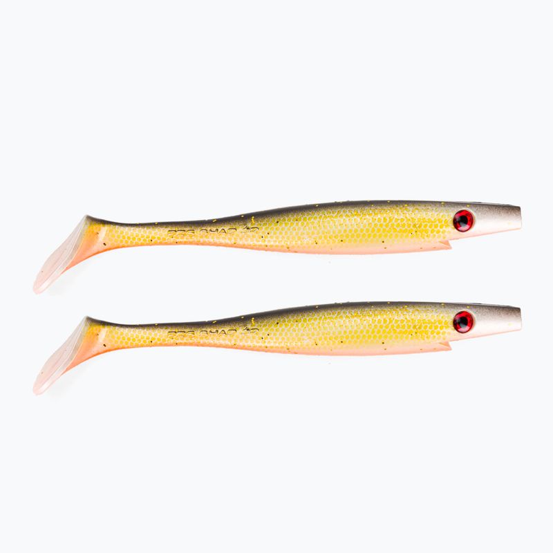 Strike Pro Pig Shad Jr esca in gomma 2 pezzi giallo TEV-SP172C-C041
