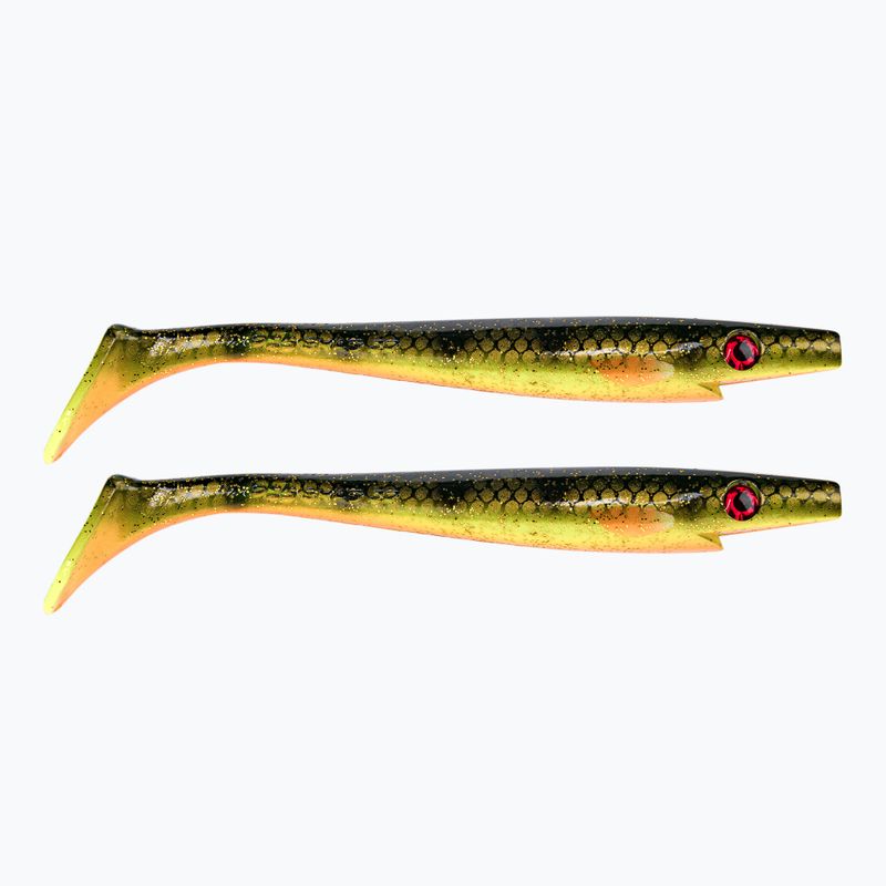 Strike Pro Pig Shad Jr esca in gomma 2 pezzi giallo TEV-SP172C-C664