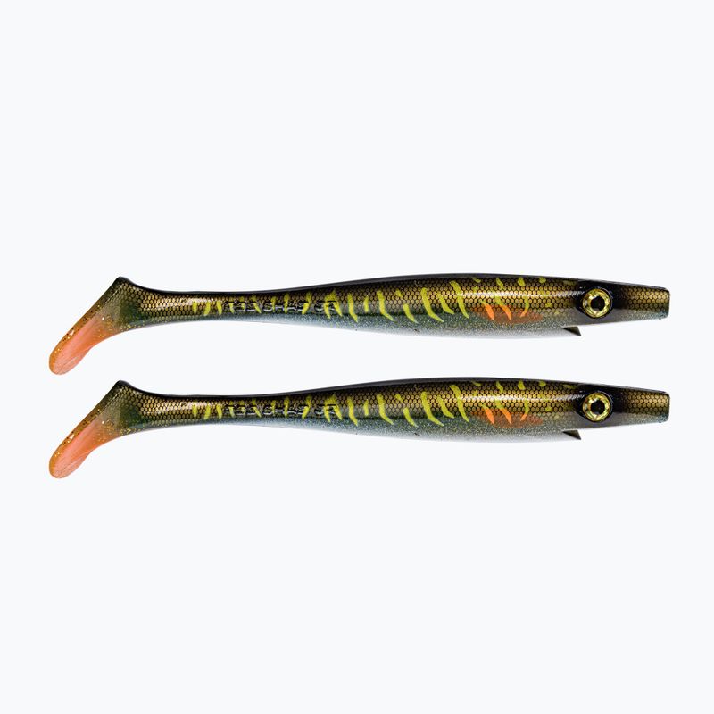 Strike Pro Pig Shad Jr esca in gomma 2 pezzi verde TEV-SP172C-MN3