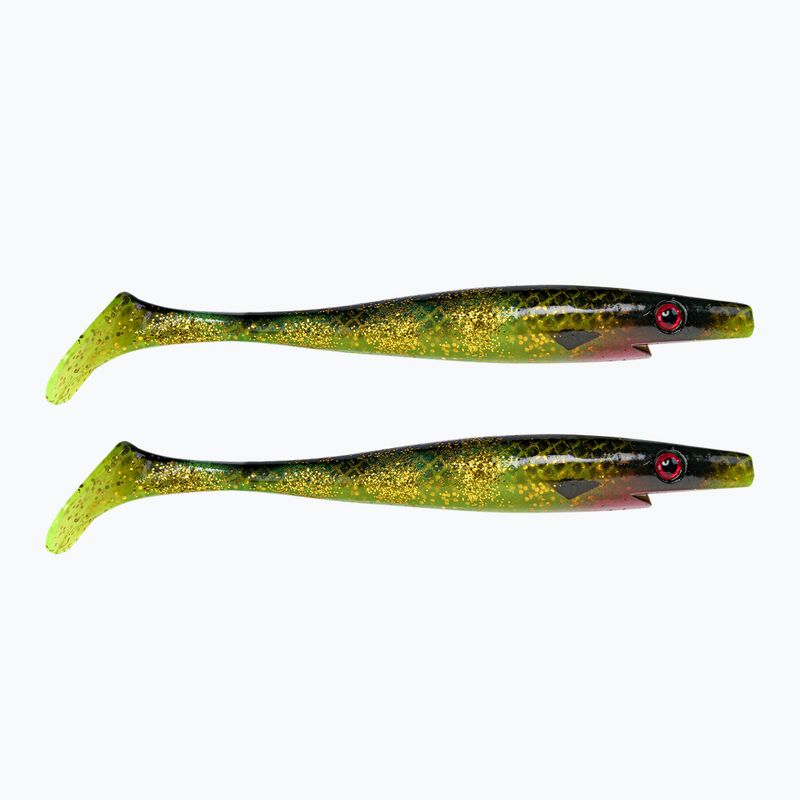 Strike Pro Pig Shad Tournament esca in gomma 2 pezzi giallo TEV-SP172M-132