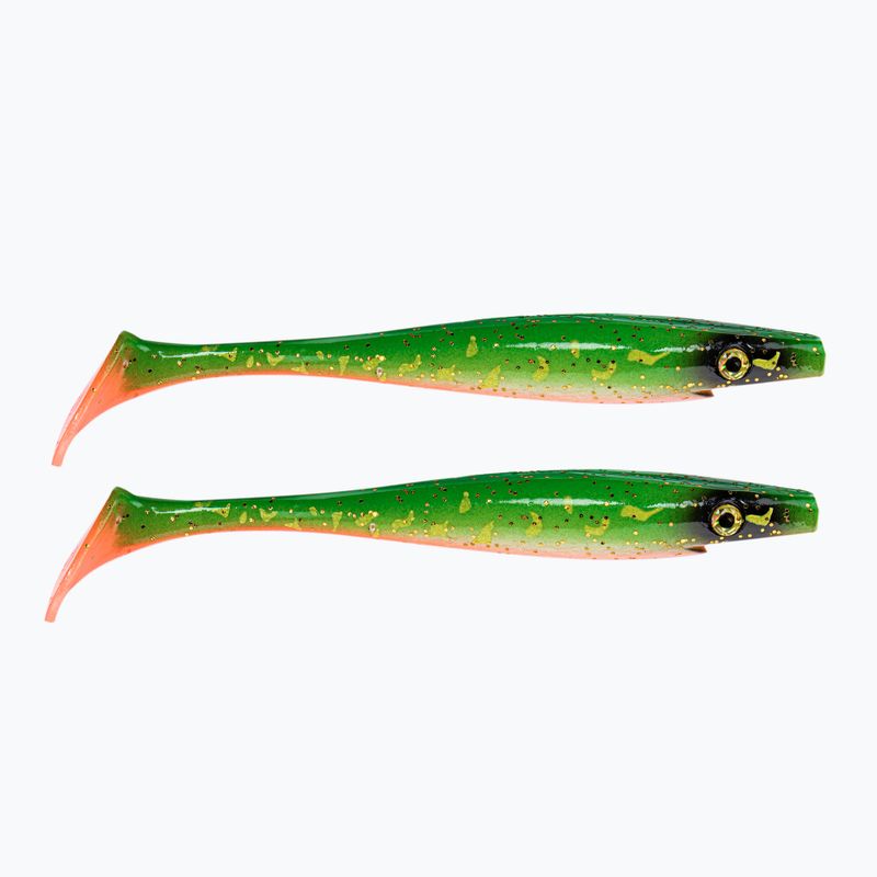 Strike Pro Pig Shad Tournament esca in gomma 2 pezzi verde TEV-SP172M-C450