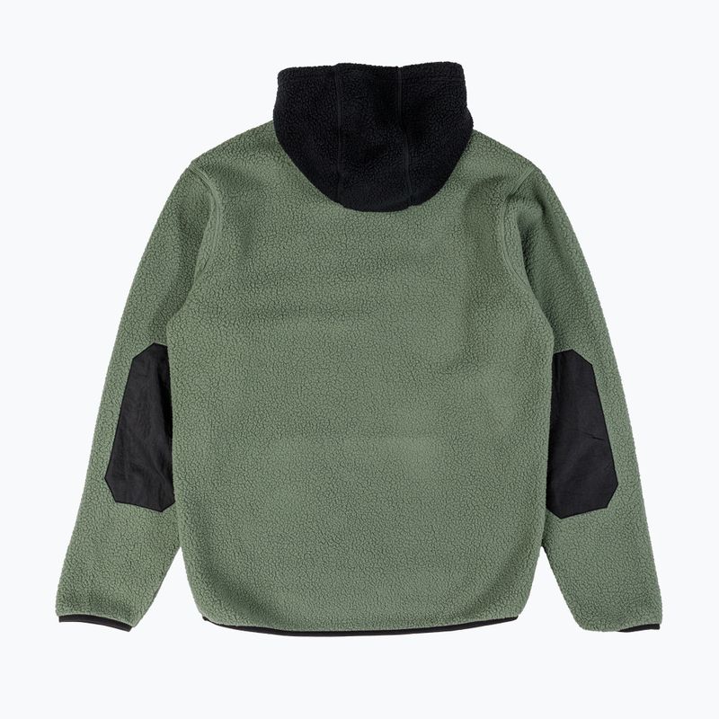 Felpa Colourwear Teddy Hood 2.0 dk sage uomo 5