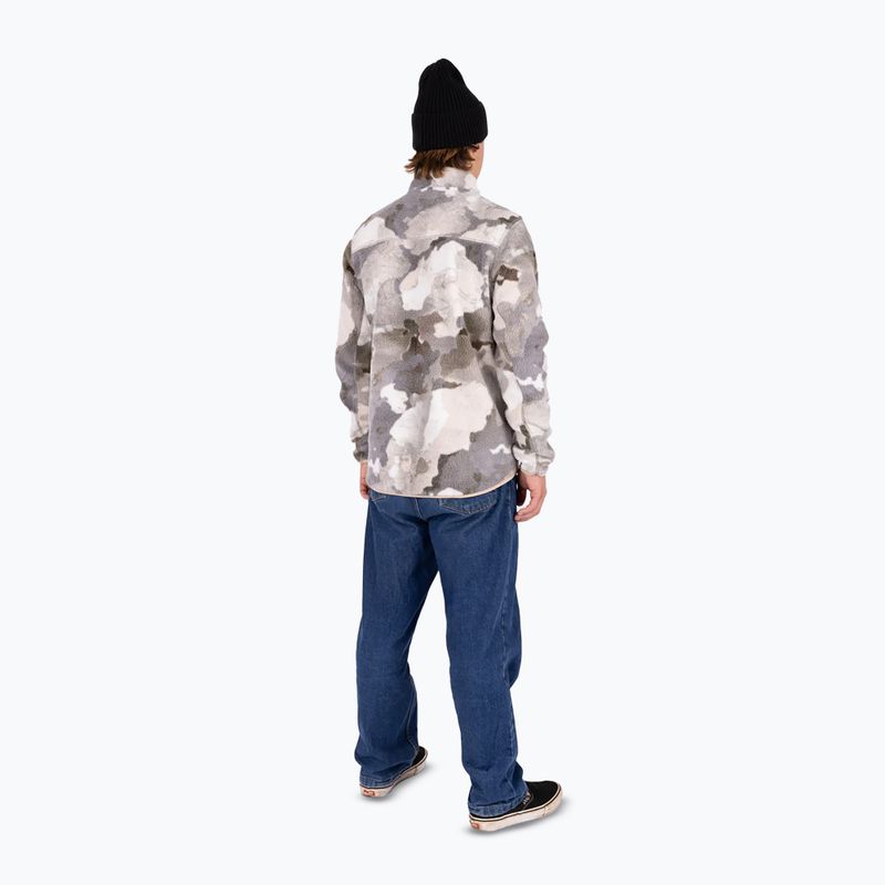 Felpa Colourwear Snap Pile da uomo in camo d'acqua 4