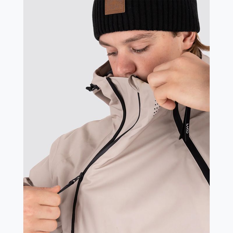 Giacca da snowboard Colourwear Foil Anorak sabbia da uomo 11