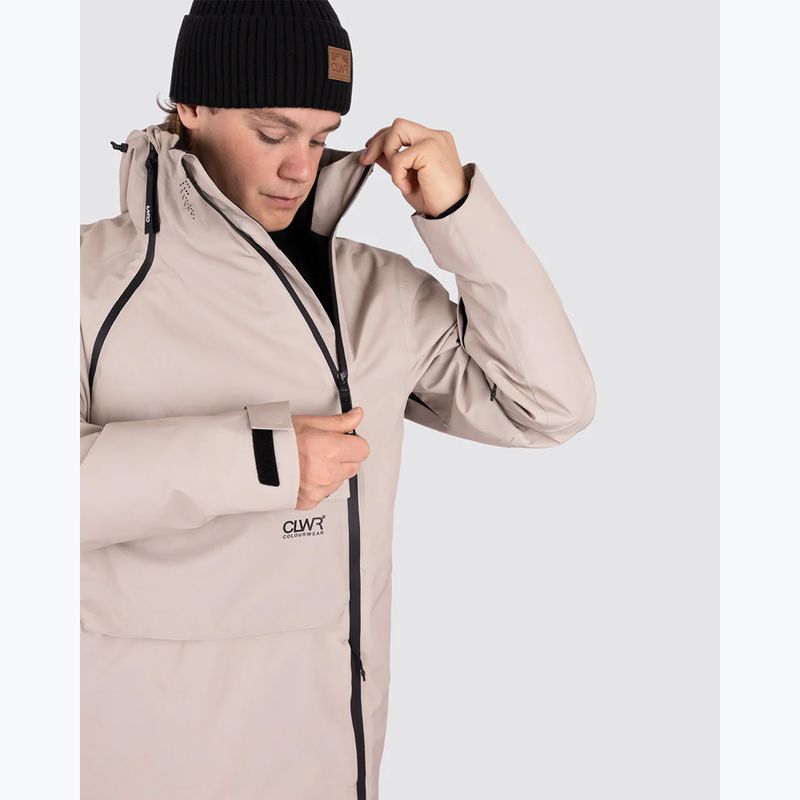 Giacca da snowboard Colourwear Foil Anorak sabbia da uomo 12