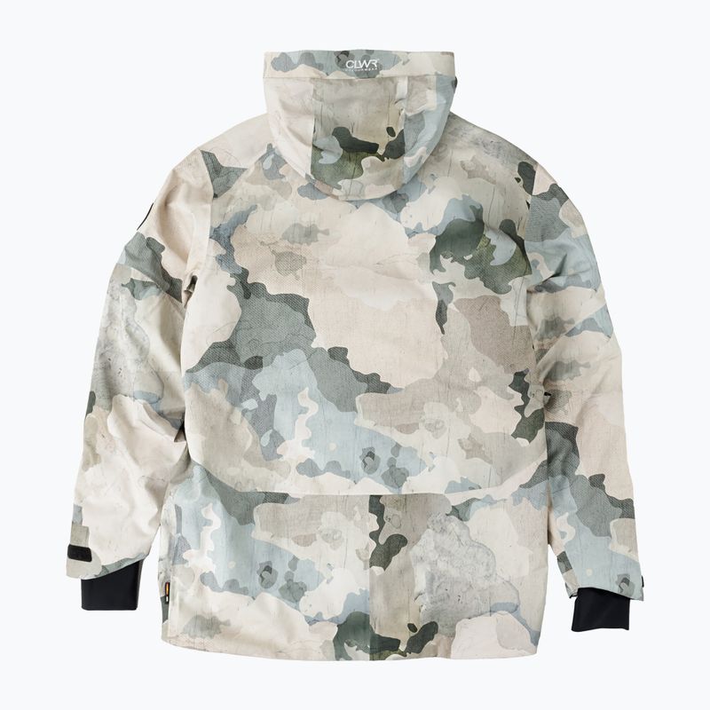 Giacca da snowboard Colourwear Foil Anorak da uomo in camo d'acqua 2