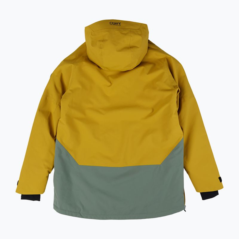 Giacca da snowboard Colourwear Signature Anorak uomo giallo 2