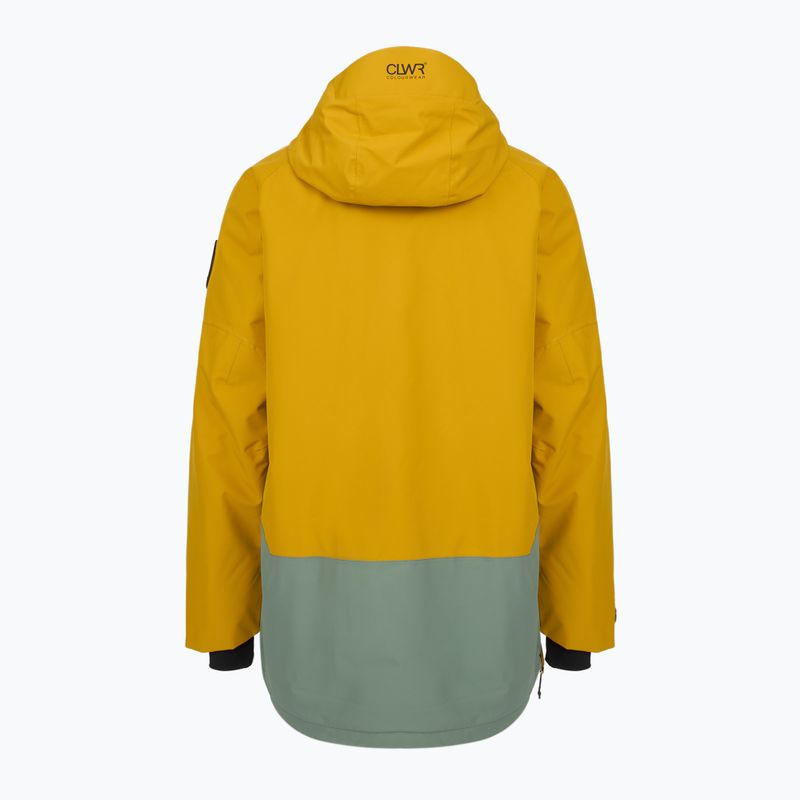 Giacca da snowboard Colourwear Signature Anorak uomo giallo 2