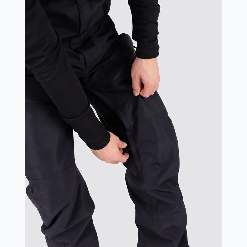 Pantaloni da snowboard Colourwear Slash Bib neri da uomo 5