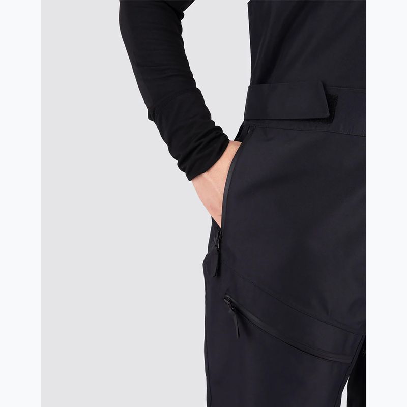 Pantaloni da snowboard Colourwear Slash Bib neri da uomo 8