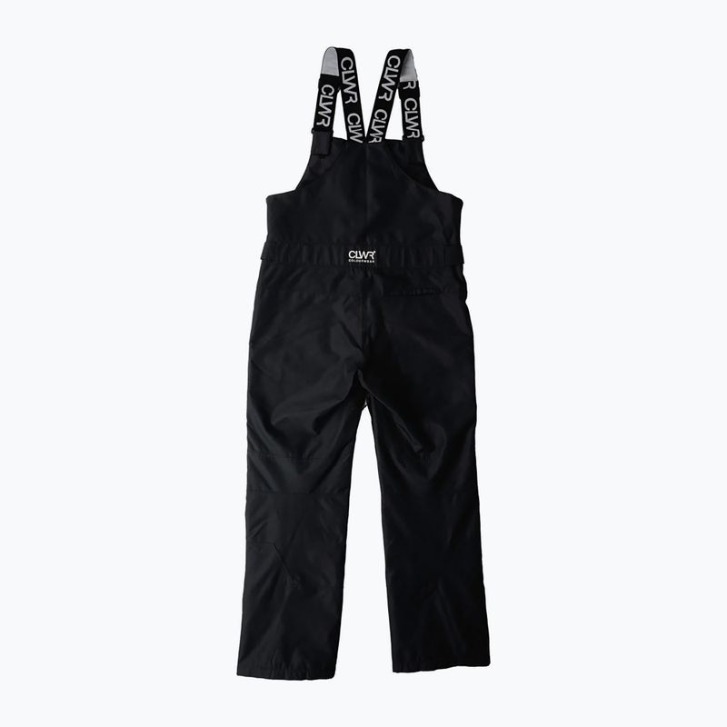 Pantaloni da snowboard Colourwear Slash Bib neri da uomo 11