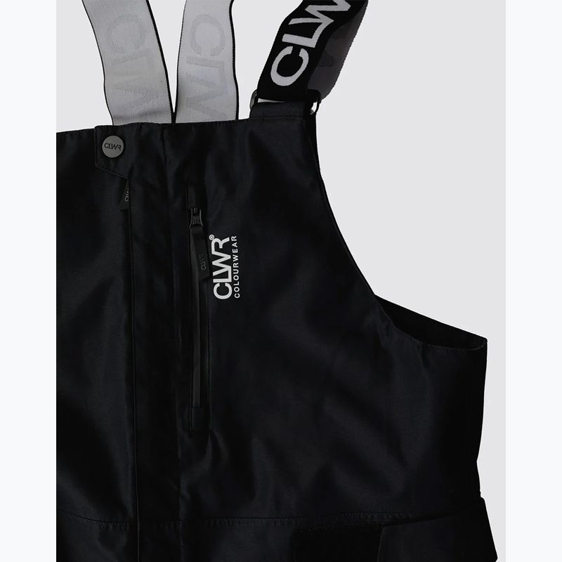 Pantaloni da snowboard Colourwear Slash Bib neri da uomo 12