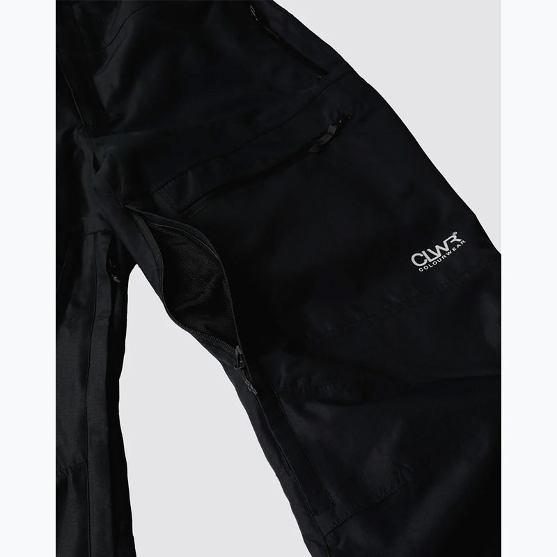 Pantaloni da snowboard Colourwear Slash Bib neri da uomo 13
