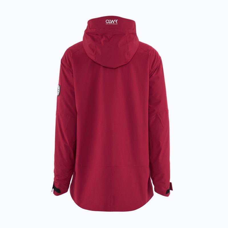 Giacca da snowboard Colourwear Cake Anorak 2.0 rosso lampone da donna 2