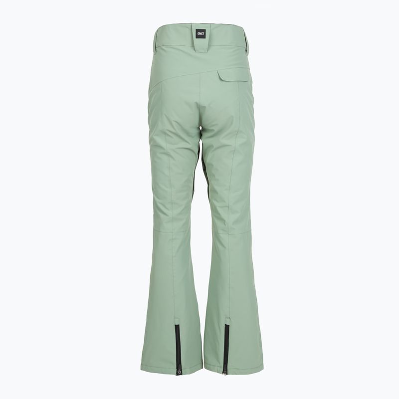 Pantaloni da snowboard Colourwear Cork lt sage da donna 2
