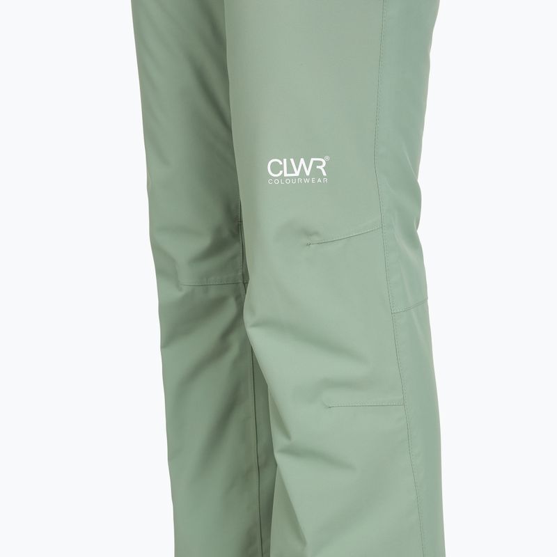 Pantaloni da snowboard Colourwear Cork lt sage da donna 3
