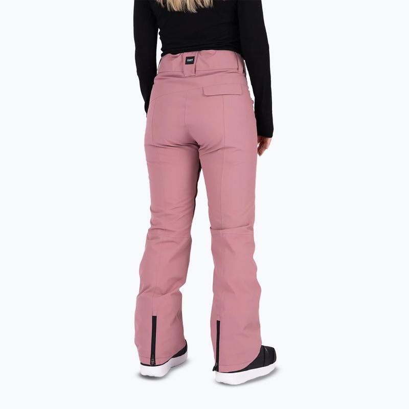 Pantaloni da snowboard Colourwear Cork da donna, rosa scuro 3