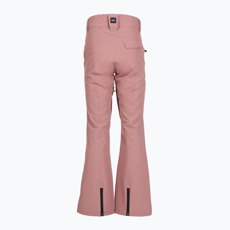 Pantaloni da snowboard Colourwear Cork da donna, rosa scuro 9