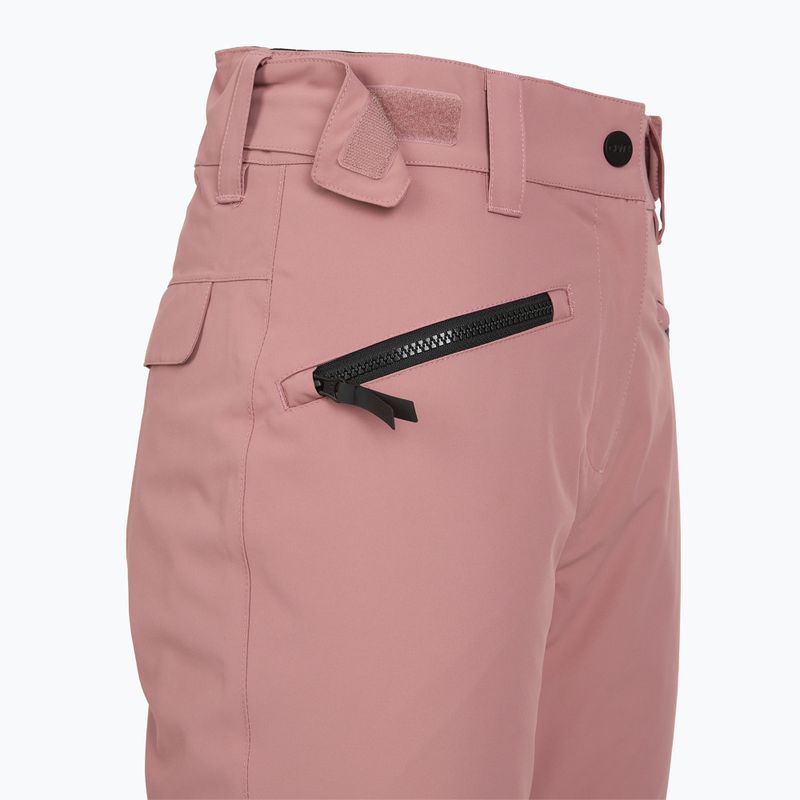 Pantaloni da snowboard Colourwear Cork da donna, rosa scuro 10