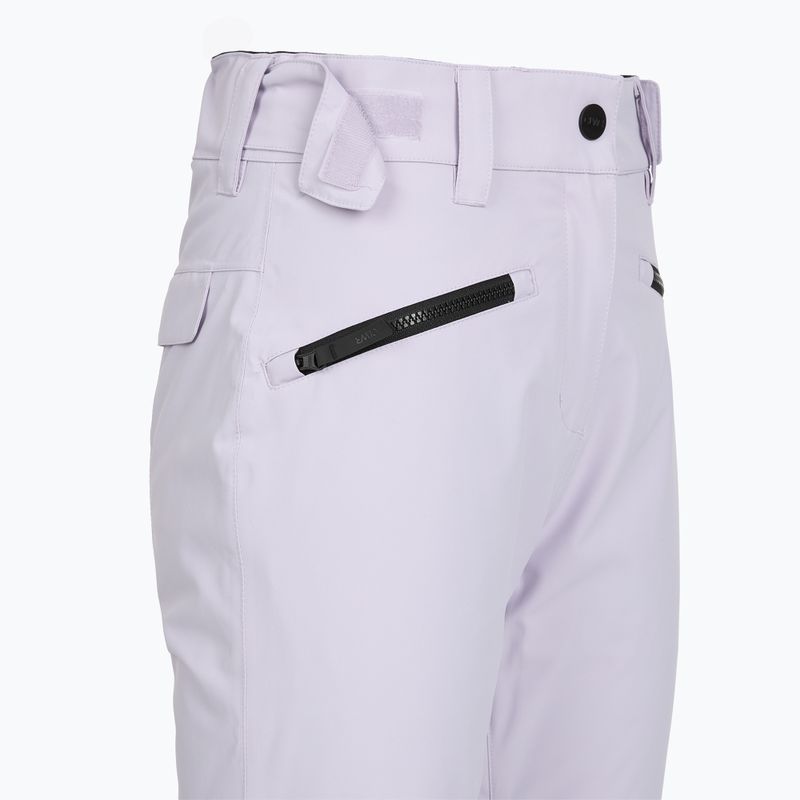 Pantaloni da snowboard Colourwear Cork lilla da donna 3