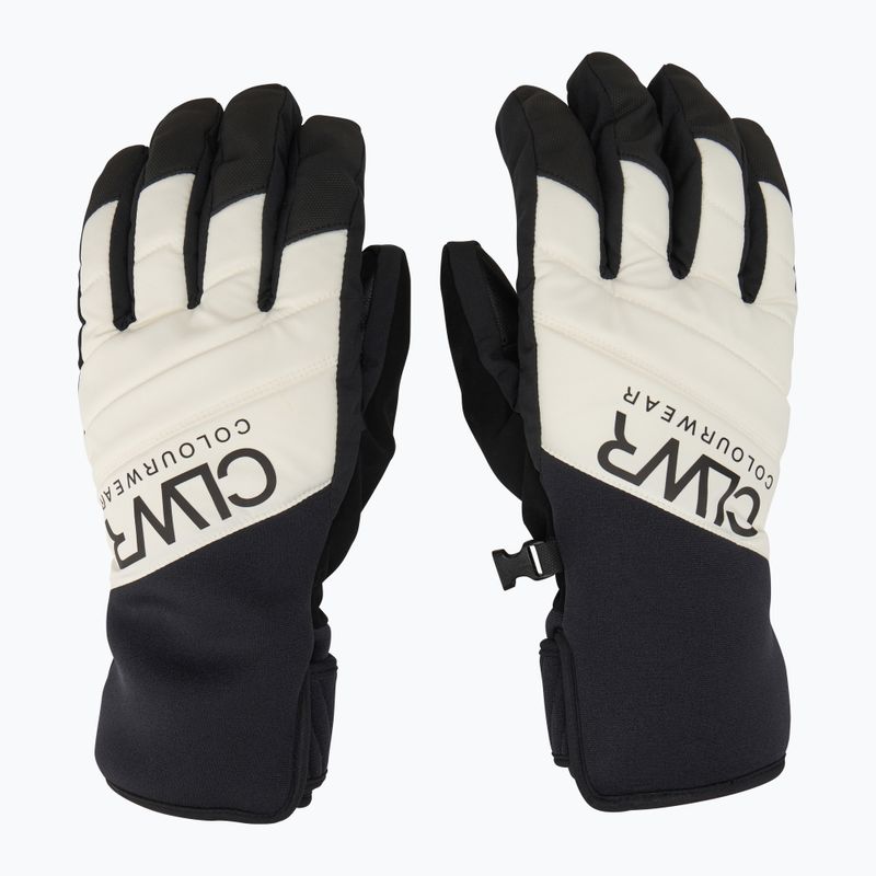 Colourwear Powder Glove guanto da snowboard bianco sporco 2