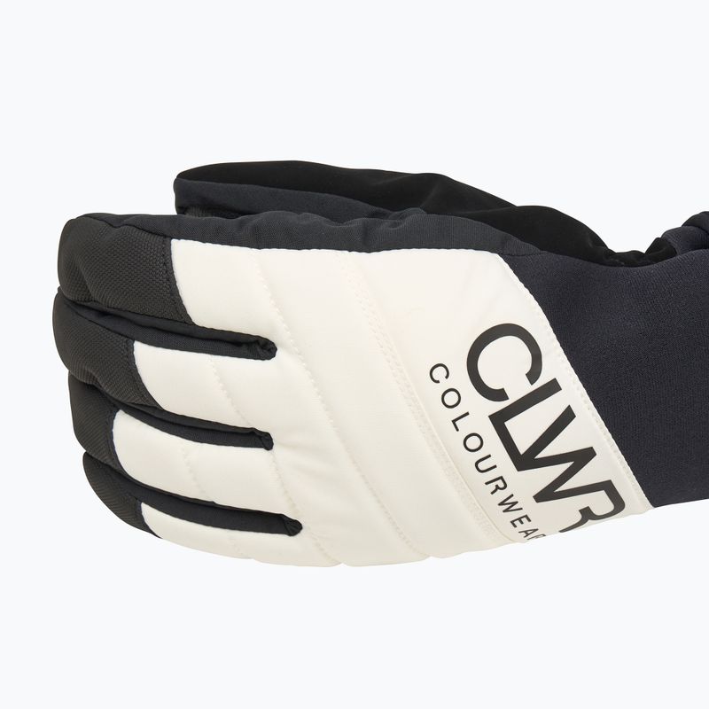 Colourwear Powder Glove guanto da snowboard bianco sporco 4