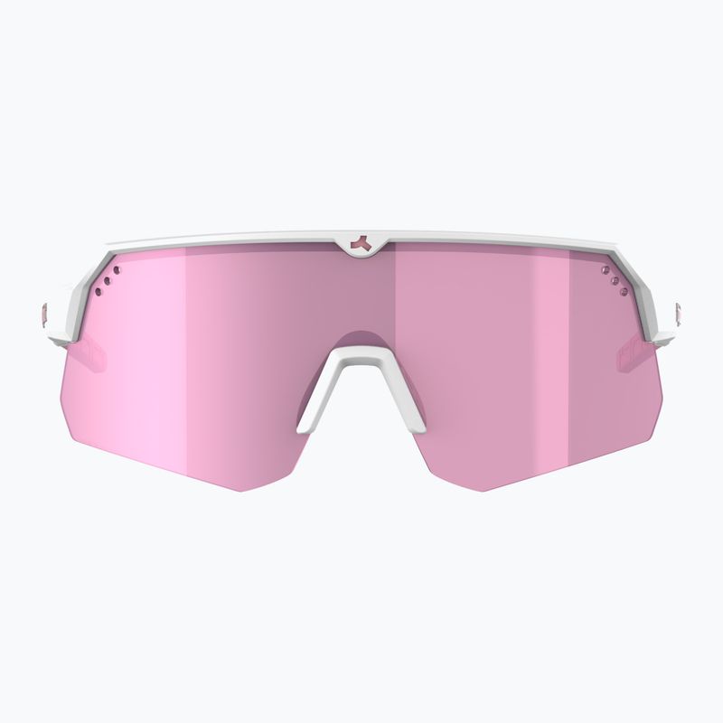 Occhiali da sole Tripoint 001 Treriksroset opaco bianco/marrone/rosa multi 2