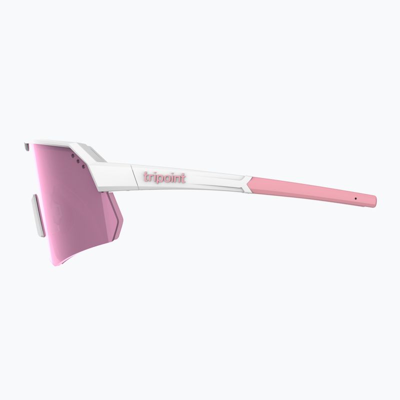 Occhiali da sole Tripoint 001 Treriksroset opaco bianco/marrone/rosa multi 3