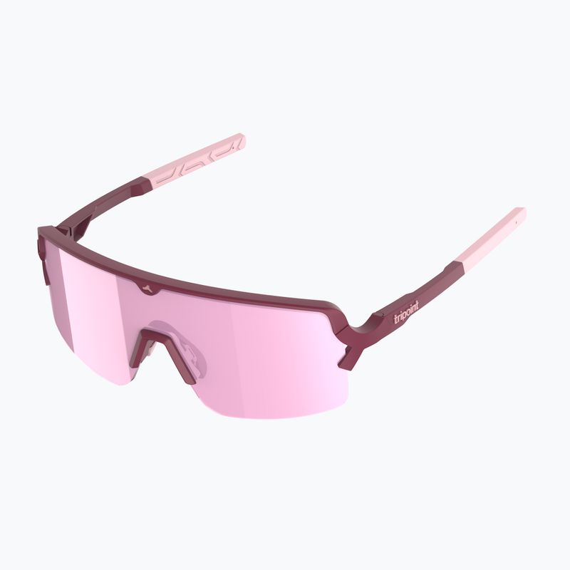 Occhiali da sole Tripoint 009 Lake Prespa Small opaco bordeaux/marrone/rosa multi 3