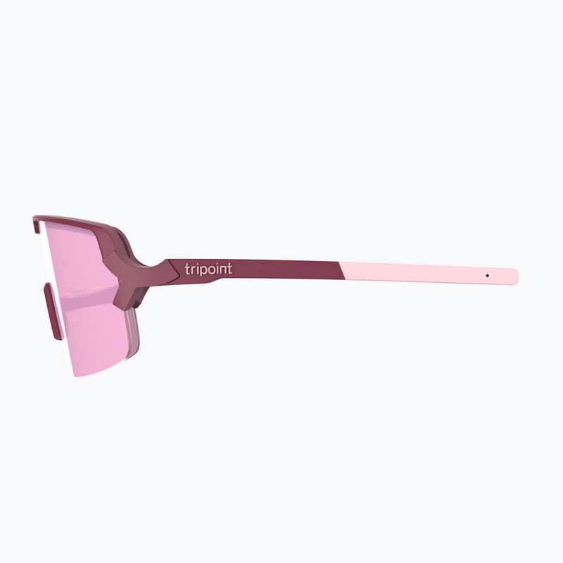 Occhiali da sole Tripoint 009 Lake Prespa Small opaco bordeaux/marrone/rosa multi 5