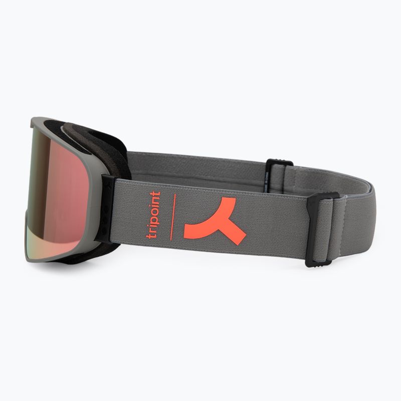 Maschera da sci Tripoint 109 Tumba Peak Small matt grey/brown/peach multi 4