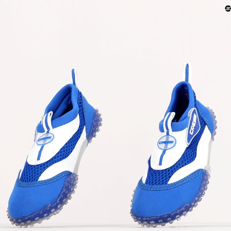 Scarpe da acqua per bambini Cressi Coral bianco/blu 11