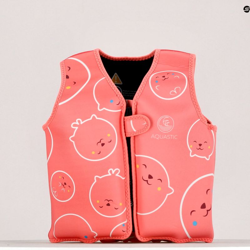 Gilet di assicurazione per bambini AQUASTIC HT-16879 rosa 15