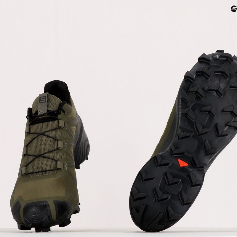 Scarpe da corsa Salomon Speedcross 5 Wide grape leaf/nero da uomo 10