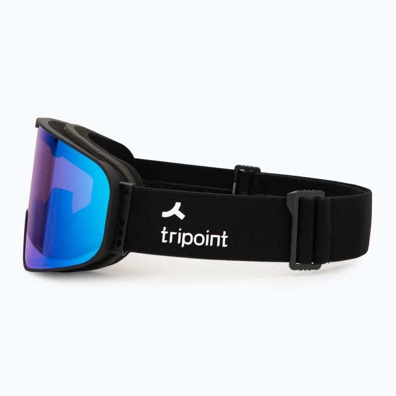 Maschera da sci Tripoint 109 Tumba Peak matte black/violet/blue multi ultravue 4