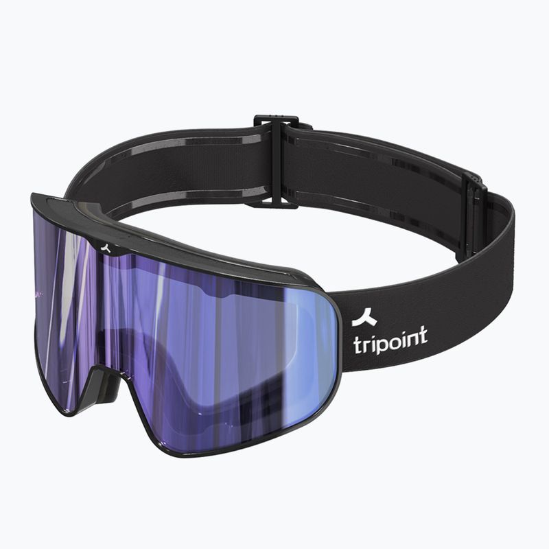 Maschera da sci Tripoint 109 Tumba Peak matte black/violet/blue multi ultravue 2