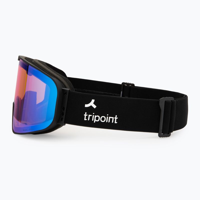 Maschera da sci Tripoint 109 Tumba Peak matte black/orange/blue multi ultravue 4