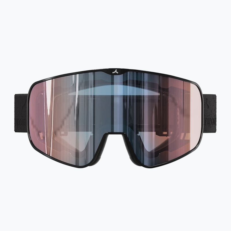 Maschera da sci Tripoint 109 Tumba Peak matte black/orange/blue multi ultravue 3