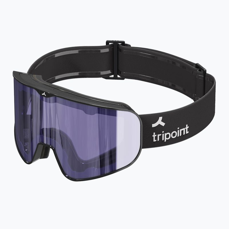 Maschera da sci Tripoint 109 Tumba Peak Small matt black/violet/blue multi ultravue 2