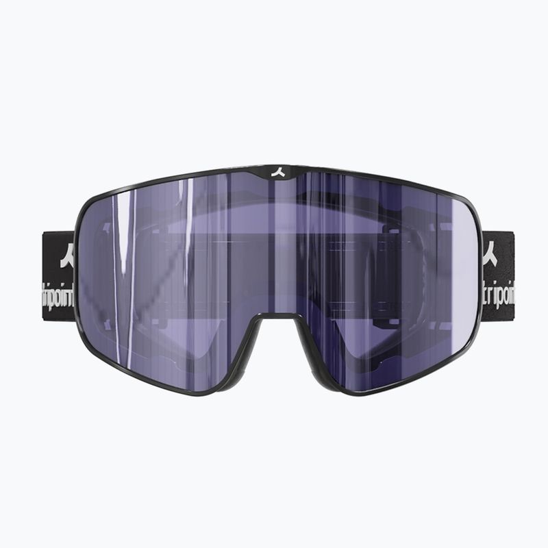 Maschera da sci Tripoint 109 Tumba Peak Small matt black/violet/blue multi ultravue 3