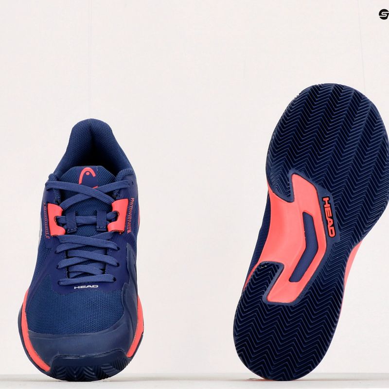 Scarpe da tennis da donna HEAD Sprint Team 3.5 Clay blu scuro/azalea 9