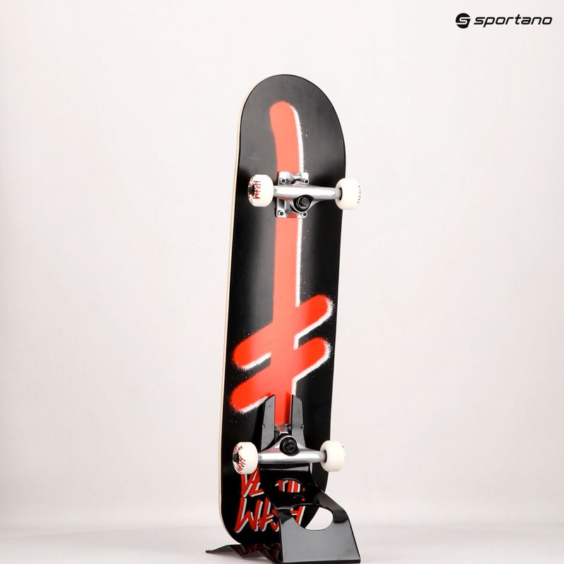 Deathwish Gang Logo skateboard classico nero/rosso 12